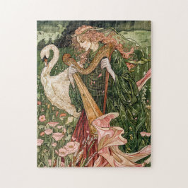 Aengus celtic God of Liebe and Beauty Puzzle