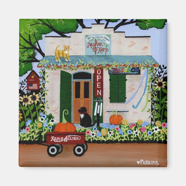 Aeolian Harp Magnet (Vorne)