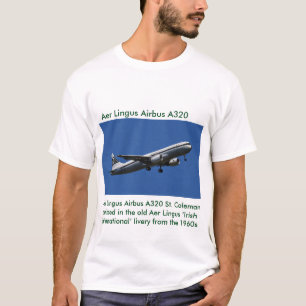 Aer Lingus Airbus A320-Image für männliche T - Shi T-Shirt