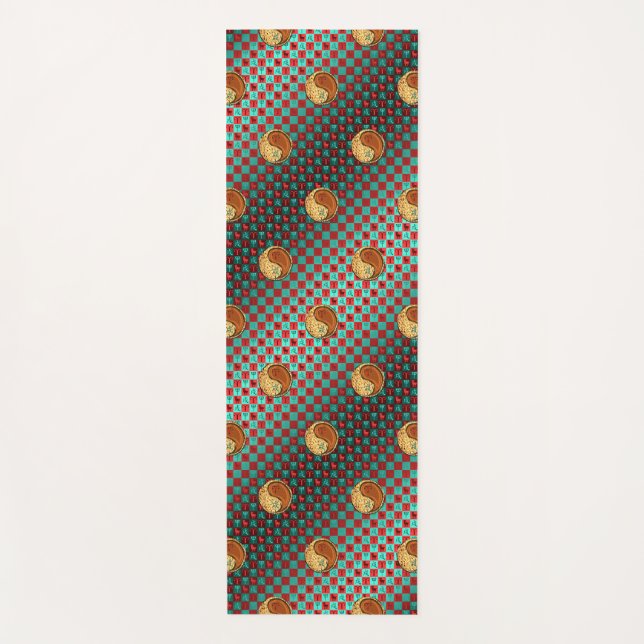 Äeren und Holzhund Yogamatte (Vorderseite)