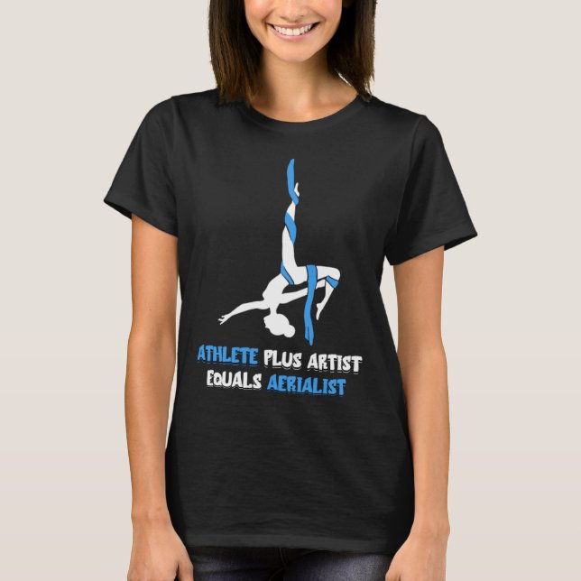 Aerial Athlete Plus Artist Aerial Yoga Hangaer T-Shirt (Vorderseite)