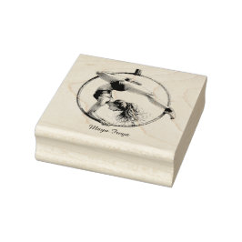 Aerial Hoop Lyra Name Gummistempel