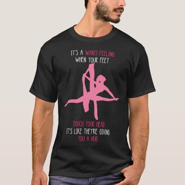 Aerial Hoop Warm Feeling Circus Lyra Air Acrobatic T-Shirt (Vorderseite)