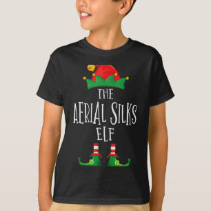 Aerial Seide Elf Shirt Familien-Matching-Pyjamas C