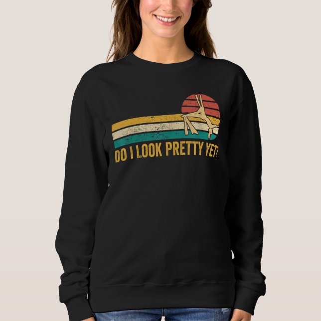 Aerial Silk Aerialist Do I Look Pretty Yet 1 Sweatshirt (Vorderseite)