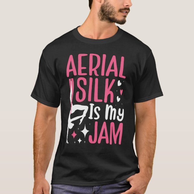 Aerial Silk Aerialist I m Hanging By A Thread T-Shirt (Vorderseite)