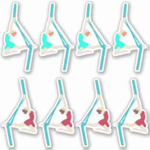 Aerial Silks Aufkleber