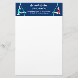 Aerial Silks Briefpapier