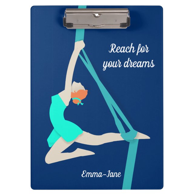 Aerial Silks Klemmbrett (Vorderseite)