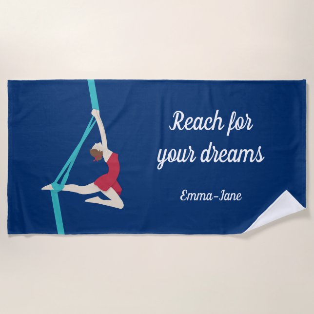 Aerial Silks Strandtuch (Vorderseite)