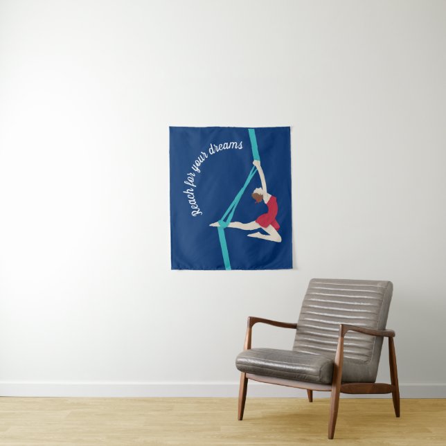 Aerial Silks Wandteppich (Beispiel)