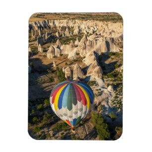 Aerial View Of Hot Air Ballons, Cappadocia Magnet