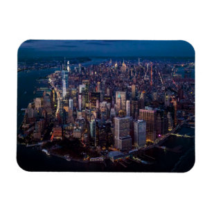 Aerial View of Manhattan Magnet