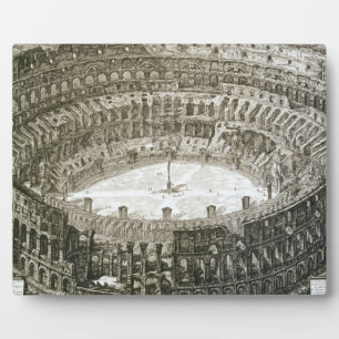 Aerial view of the Colosseum in Rome from 'Views o Fotoplatte