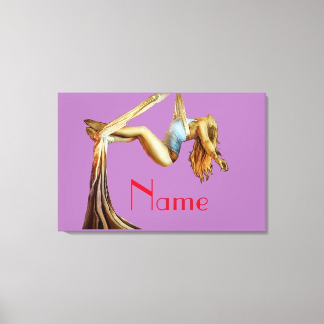 Aerial Yoga Fitness Thunder_Cove Leinwanddruck (Vorderseite)