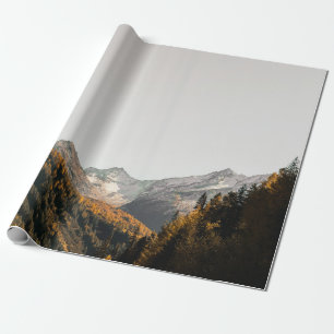 AERIALFOTOGRAFIE DES BERGES UNTER DEM SCHLACHTEN H GESCHENKPAPIER