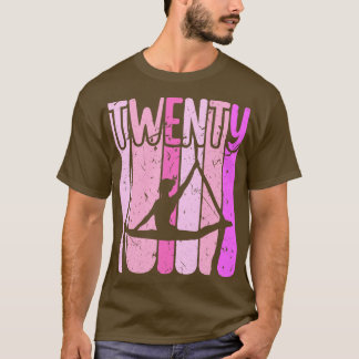 Aerialist 20. Geburtstag Luftfahrt Seidenyoga T-Shirt