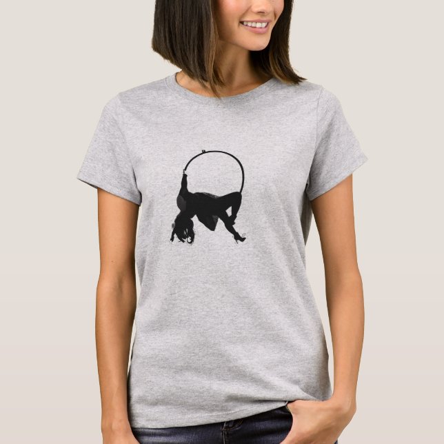 Aerialist-Luftband-kreisförmige lose Sitz-Spitze T-Shirt (Vorderseite)