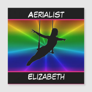 Aerialist Rainbow Burst Magnetkarte