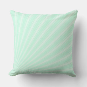 Aero Blue Color Stripe Funky Muster Kissen