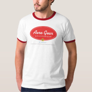 AERO·GEAR™ durch Parisistos® rundes Logo-Shirt T-Shirt
