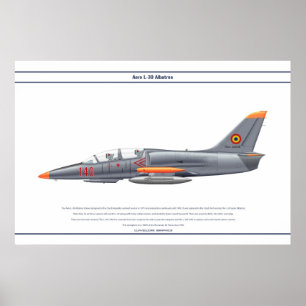 Aero L-39 Rumänien Poster