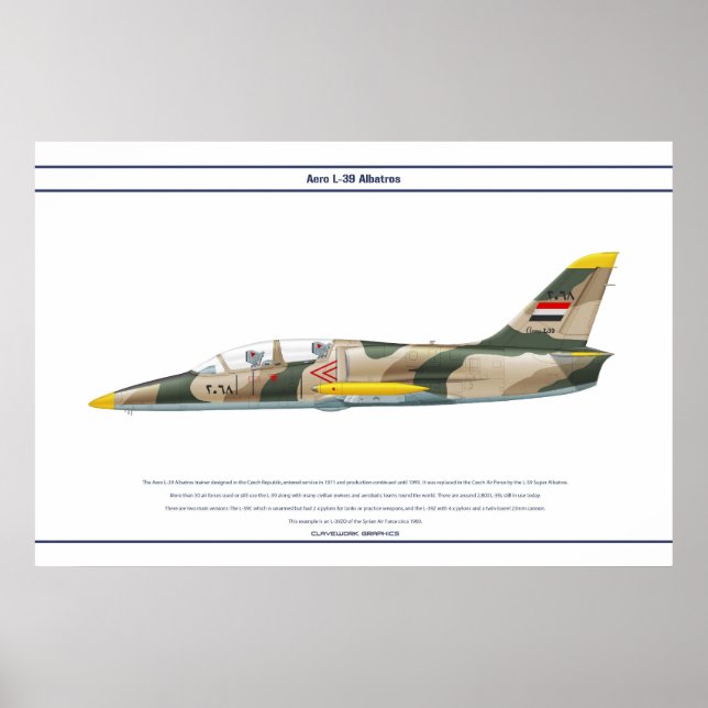Aero L-39 Syrien Poster (Vorne)