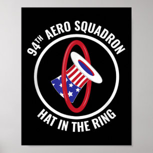 Aero-Squadron-Hut im Ring des Ersten Weltkriegs 94 Poster