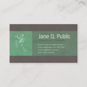 Aerobic-Fitness Visitenkarte