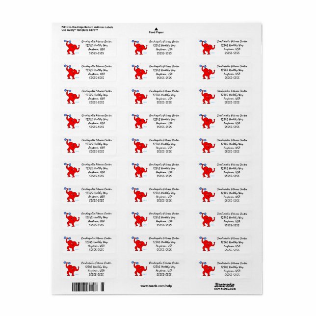 Aerobic Instructor Cardio Fitness Herz (Vorne)