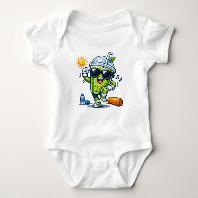 Aerobic-Smoothie Baby Strampler (Vorderseite)