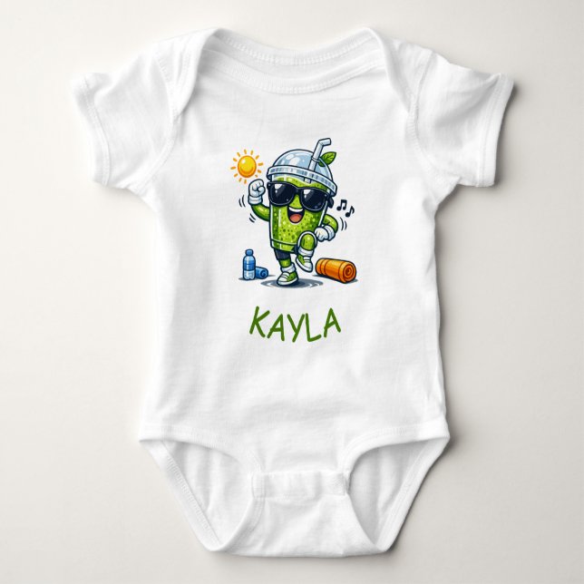 Aerobic-Smoothie Baby Strampler (Vorderseite)