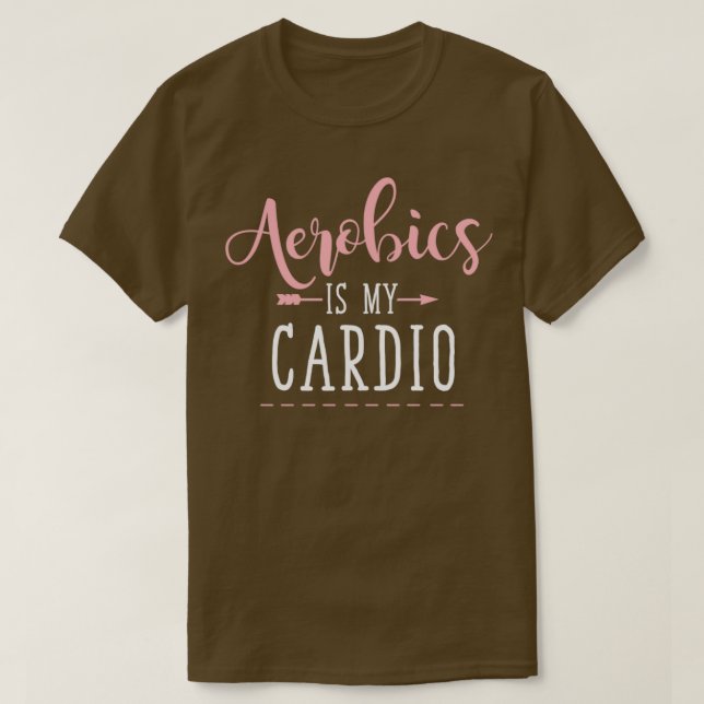 Aerobic und Cardio T-Shirt (Design vorne)