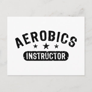 Aerobics Instructor Postkarte