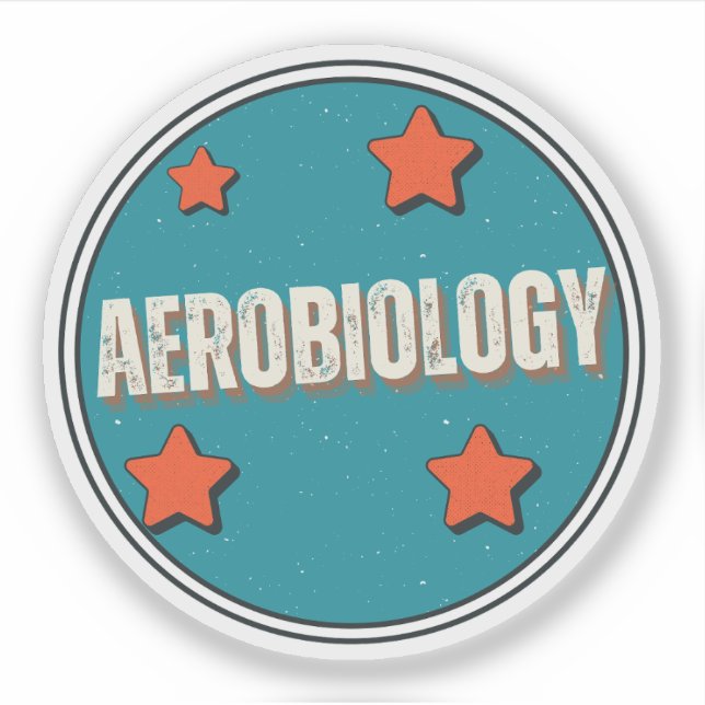 Aerobiologie Aufkleber (Vorderseite)