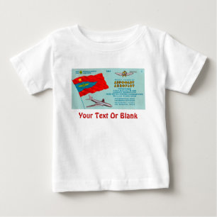 Aeroflot-Personenflugticket Baby T-shirt