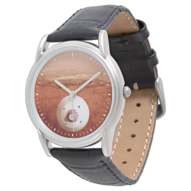 Aeroshell mit Dauerabstieg in die Mars Armbanduhr (Schrägansicht)