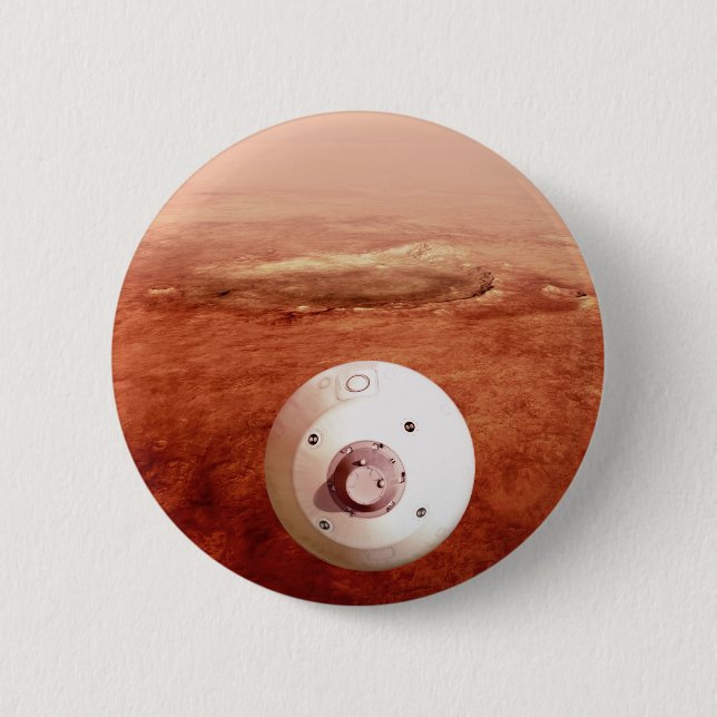 Aeroshell mit Dauerabstieg in die Mars Button (Vorderseite)