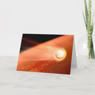 Aeroshell mit Dauerabstieg in die Mars Karte