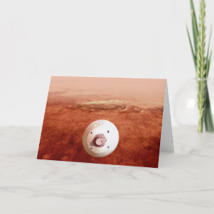 Aeroshell mit Dauerabstieg in die Mars Karte