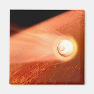 Aeroshell mit Dauerabstieg in die Mars Magnet