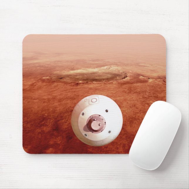 Aeroshell mit Dauerabstieg in die Mars Mousepad (Mit Mouse)