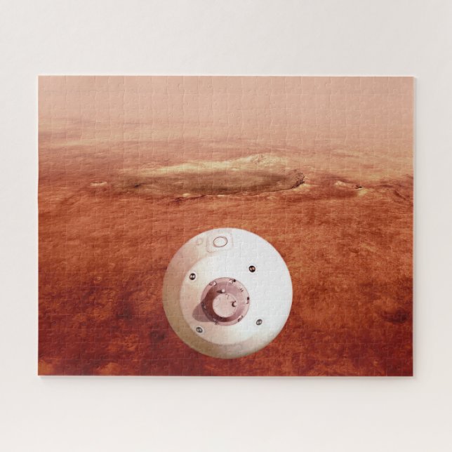 Aeroshell mit Dauerabstieg in die Mars Puzzle (Horizontal)