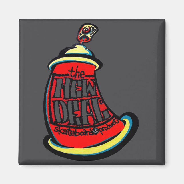 Aerosol Neues Skateboard-Design  Magnet (Vorne)