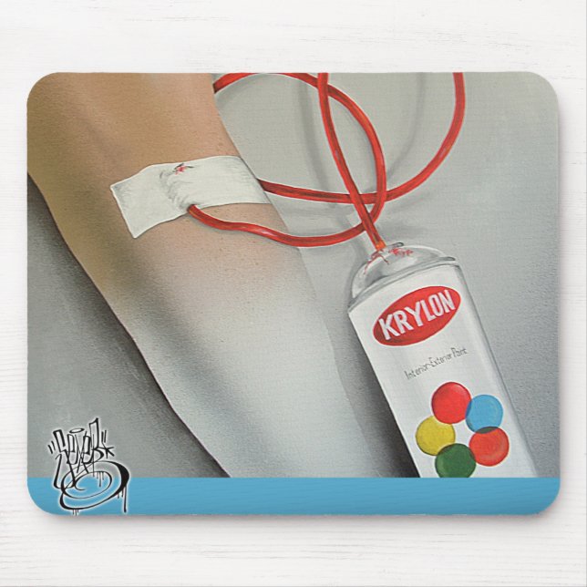 Aerosol-Sucht Mousepad (Vorne)