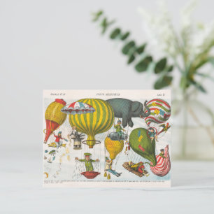 Aerostatisches Magazin (1878) von Augusto Grossi Postkarte