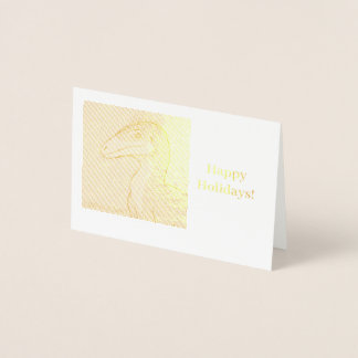Aerosteon Happy Holidays Foil Card Folienkarte