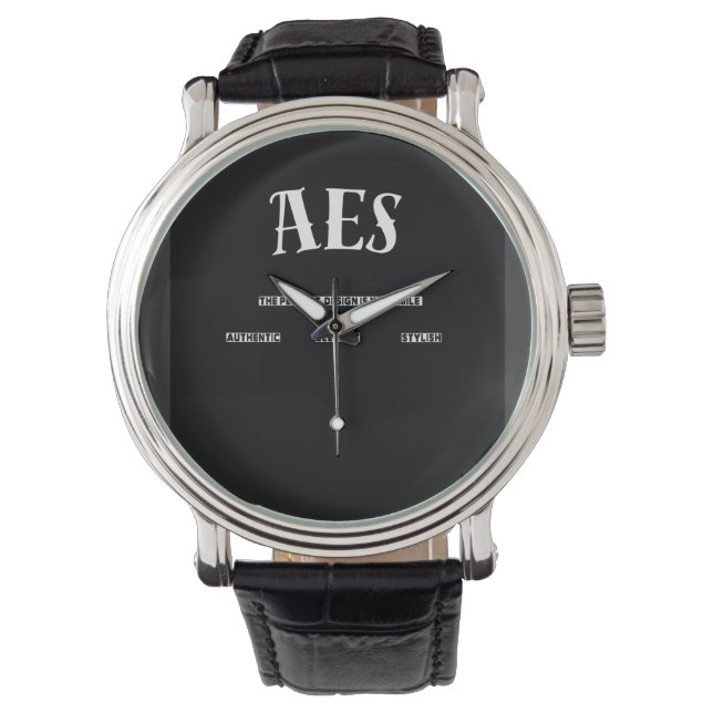 AES 2026 Entwürfe Armbanduhr (Vorderseite)