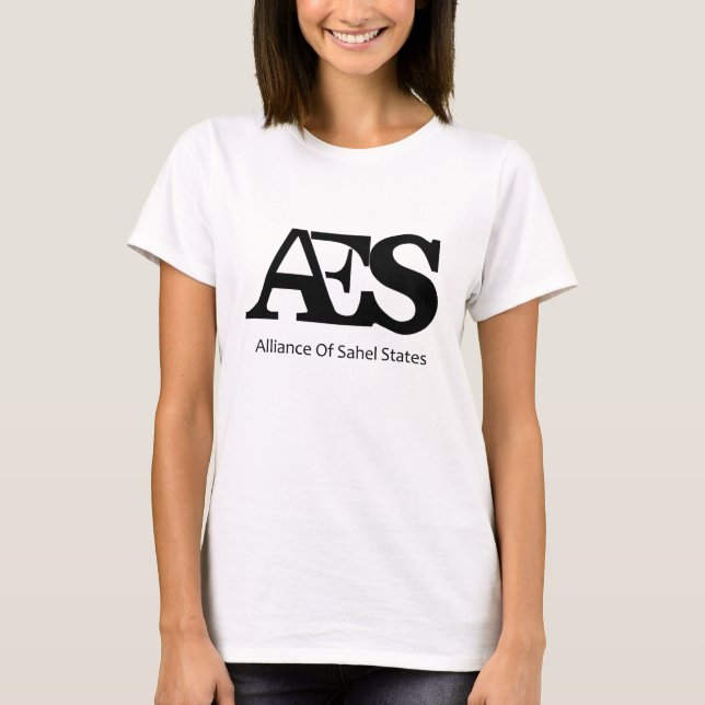 AES Alliance of Sahel Staaten T-Shirt (Vorderseite)