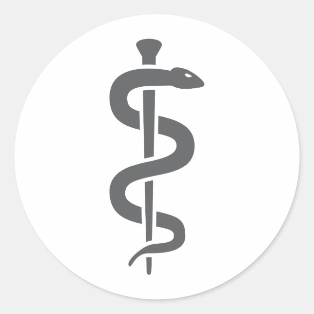 aesculap runder aufkleber (Vorderseite)